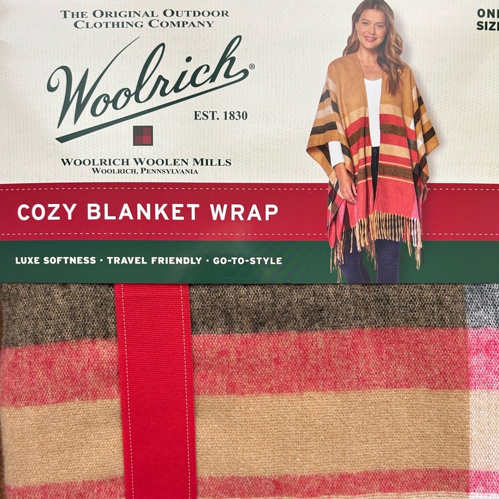 Woolrich Blanket Wrap - NWT